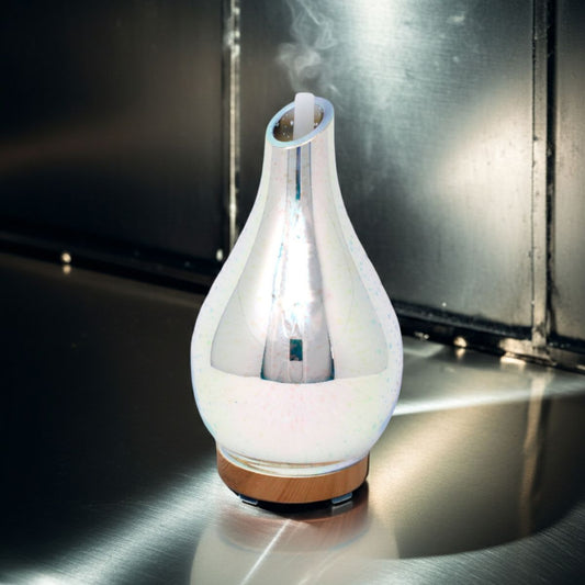 Infinity Mirror Aroma Diffuser – 3D LED Effect (USB) - Spencer Vibes