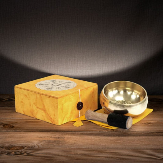 Tibetan Singing Bowl Set – Chakra Meditation Bowl for Sound Healing - Spencer Vibes
