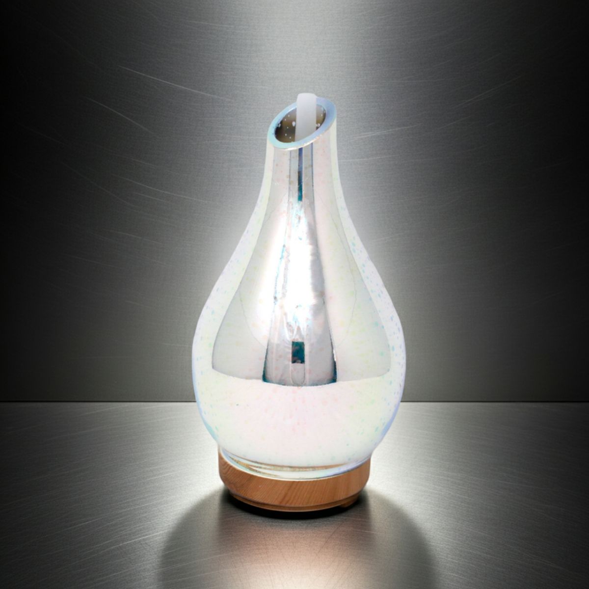 Infinity Mirror Aroma Diffuser – 3D LED Effect (USB) - Spencer Vibes