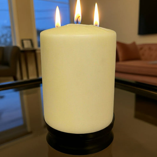 Large Church Candle – 200 × 150 mm – Three Wick - Spencer Vibes