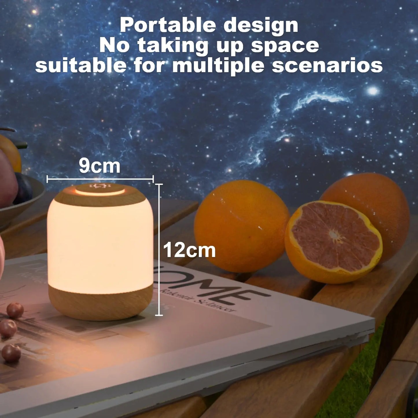 Night Light LED Touch Control Lamp | USB Rechargeable
