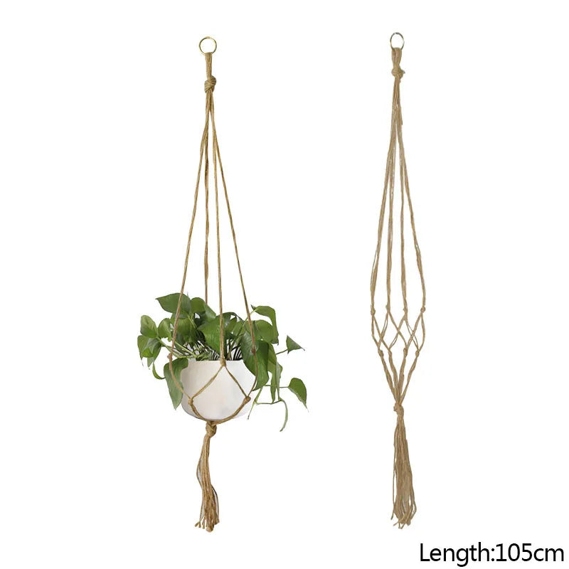 Handmade Macrame Plant Hanger Baskets - Spencer Vibes