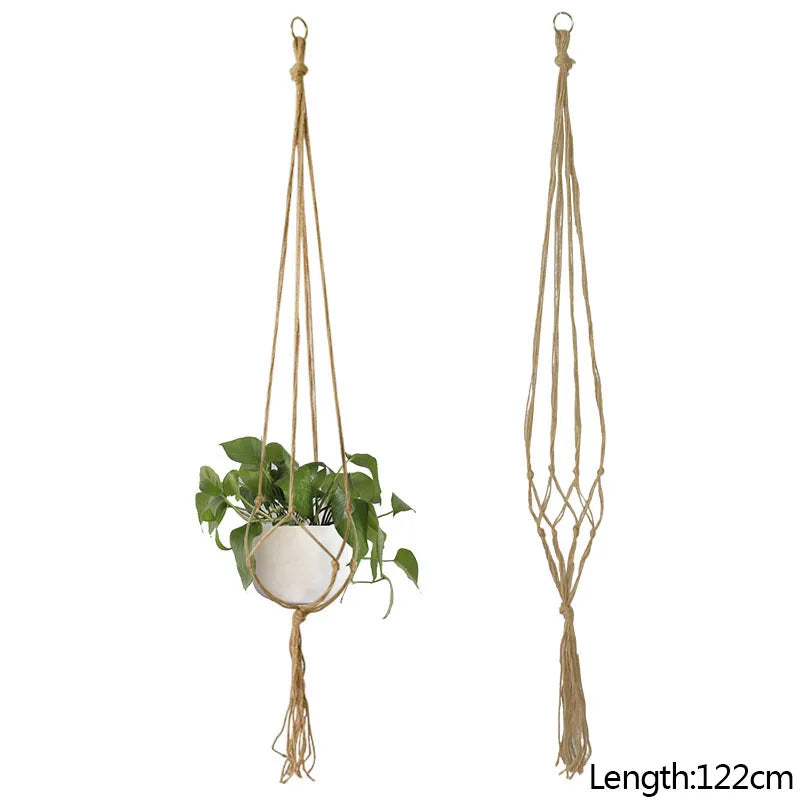 Handmade Macrame Plant Hanger Baskets - Spencer Vibes