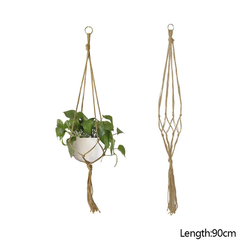 Handmade Macrame Plant Hanger Baskets - Spencer Vibes