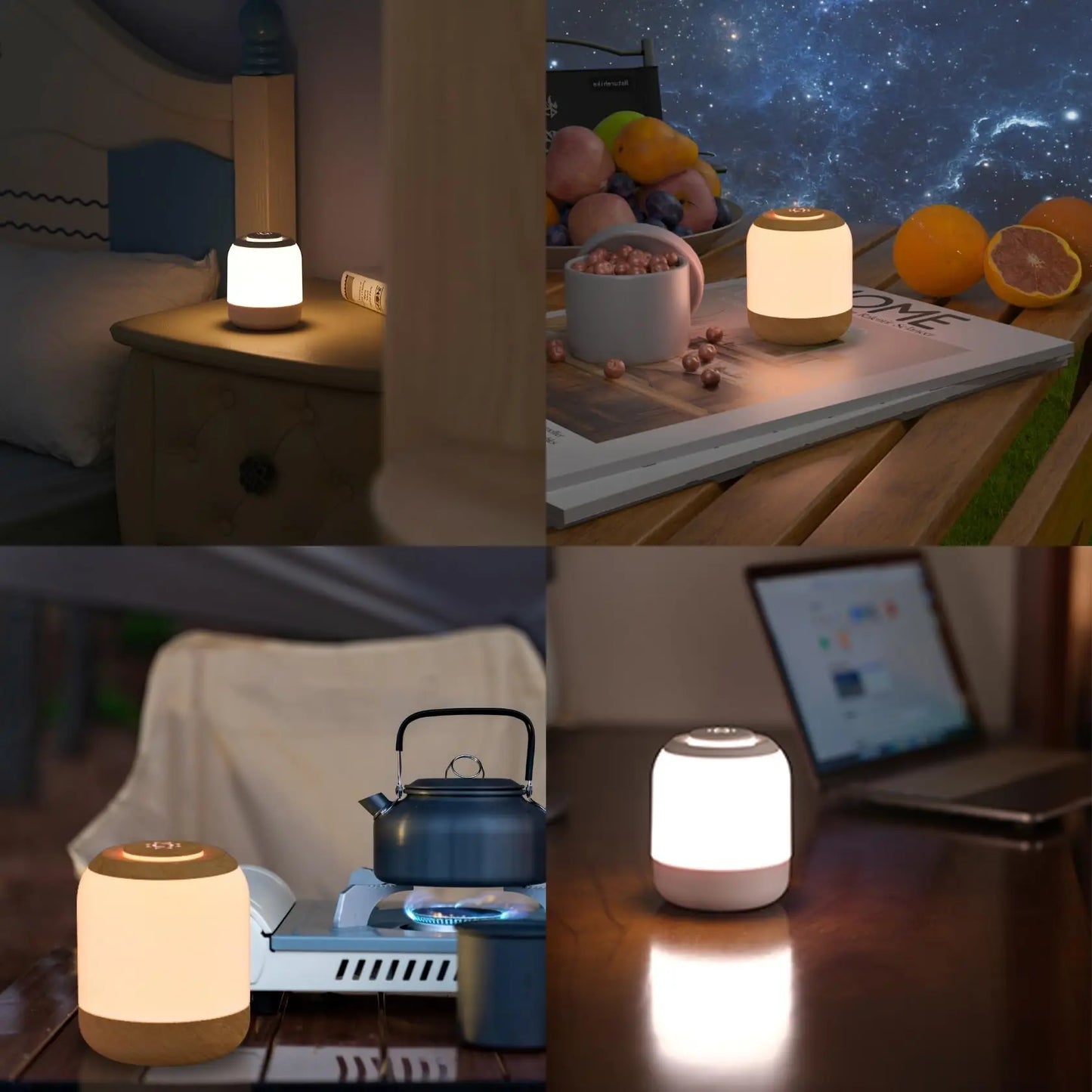 Night Light LED Touch Control Lamp | USB Rechargeable