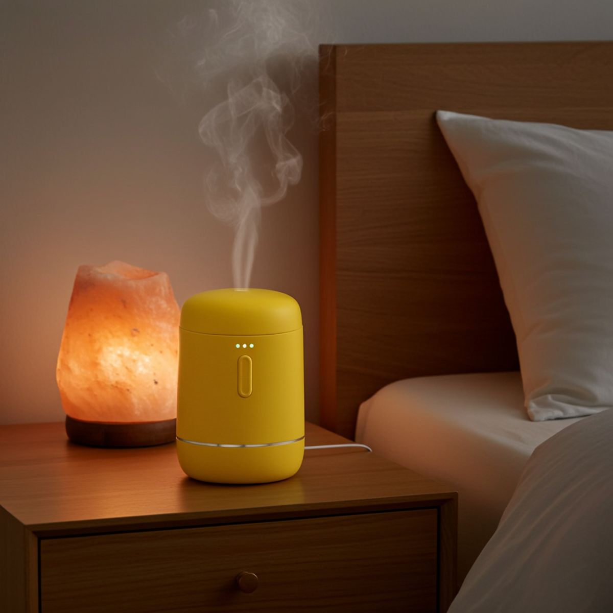 The Sunshine Nebuliser: Portable Waterless Essential Oil Diffuser (Yellow) - Spencer Vibes