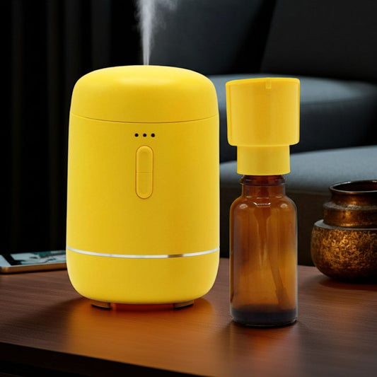 The Sunshine Nebuliser: Portable Waterless Essential Oil Diffuser (Yellow) - Spencer Vibes