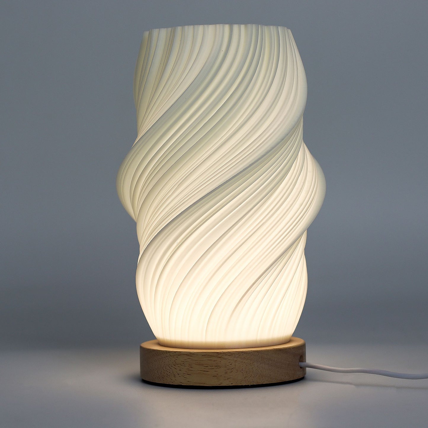 Cloud Twisted New Wave LED Lamp – Fluid Spiral Glow