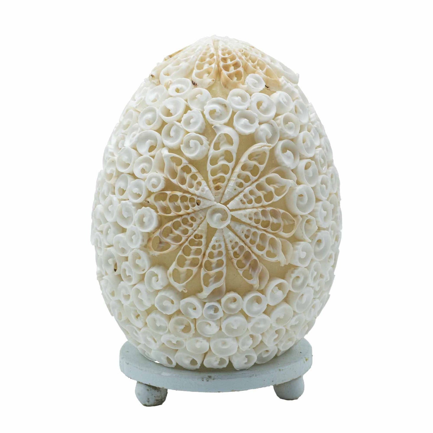Boho Sea Shell Cut Art Oval Lamp