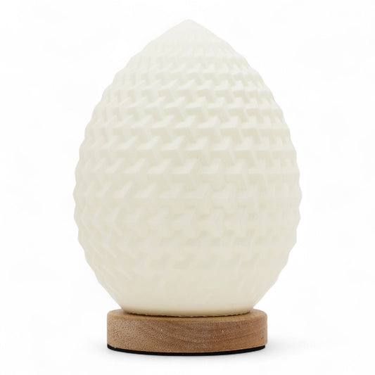 Teardrop New Wave LED Lamp – Textured Honeycomb Glow