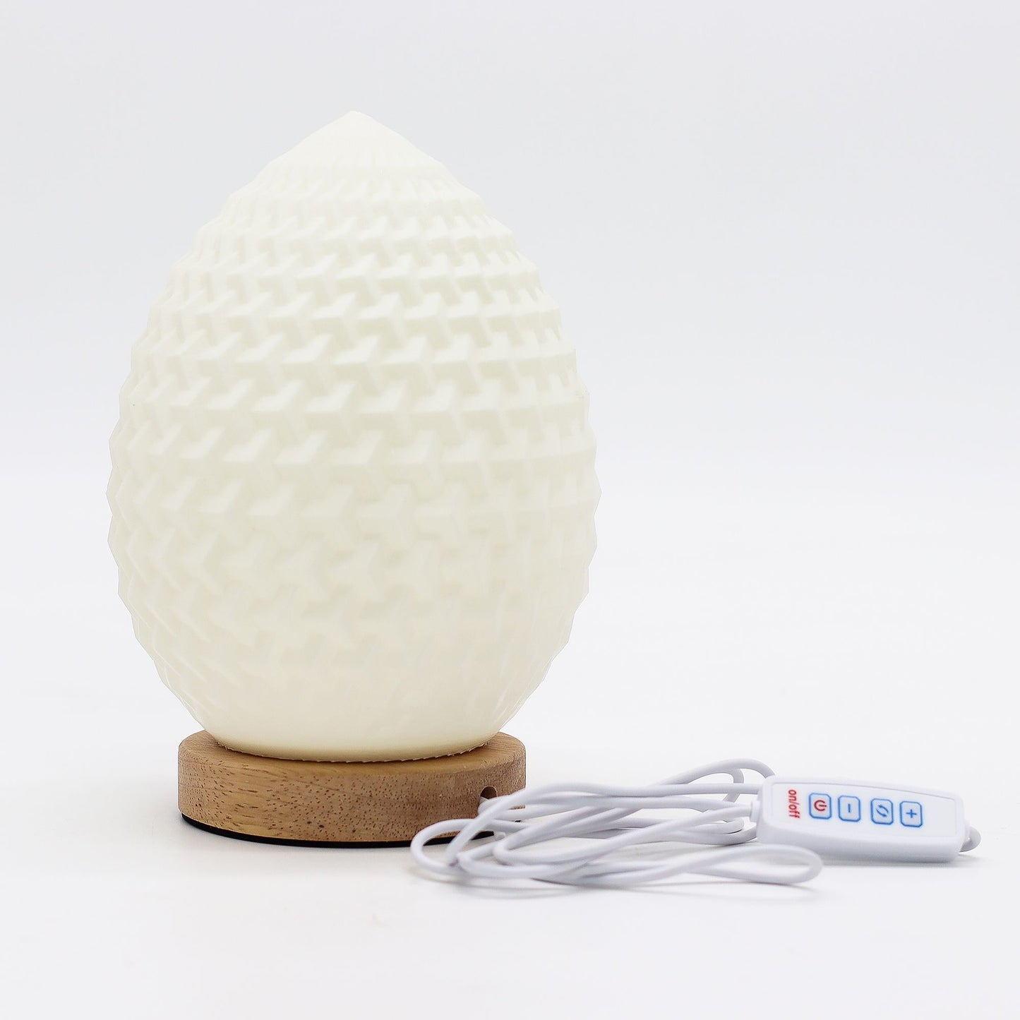 Teardrop New Wave LED Lamp – Textured Honeycomb Glow