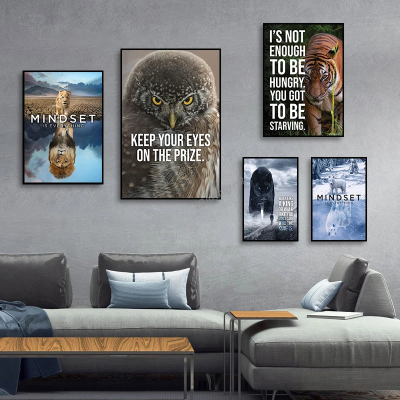 Motivational Unframed Posters- Animals - Image 8