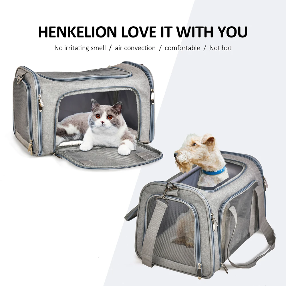 Dog Carrier Backpack | Soft-Sided Pet Travel Bag with Mesh Panels - Image 4