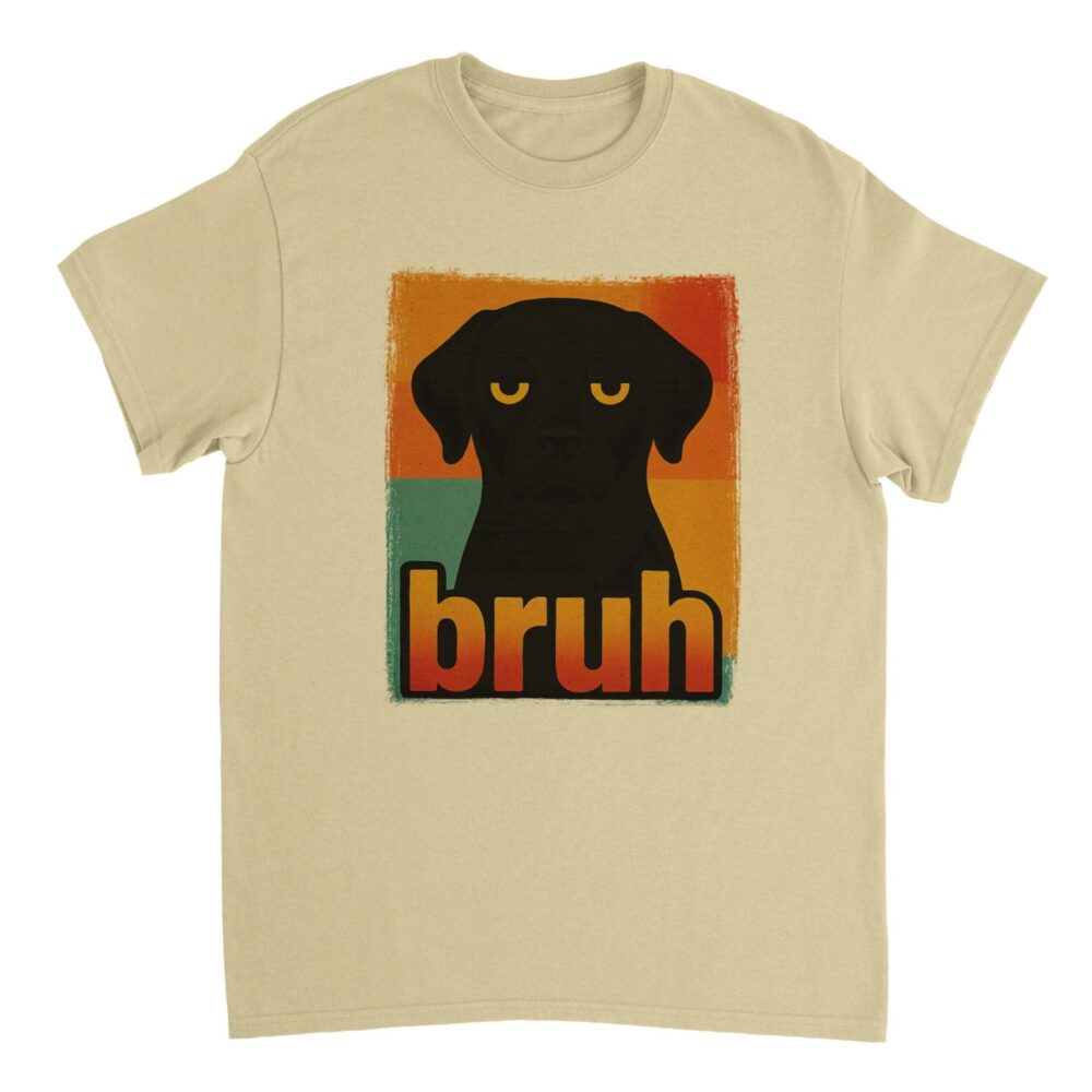 Bruh Dog T-Shirt | Retro Funny Tee by Spencer Vibes