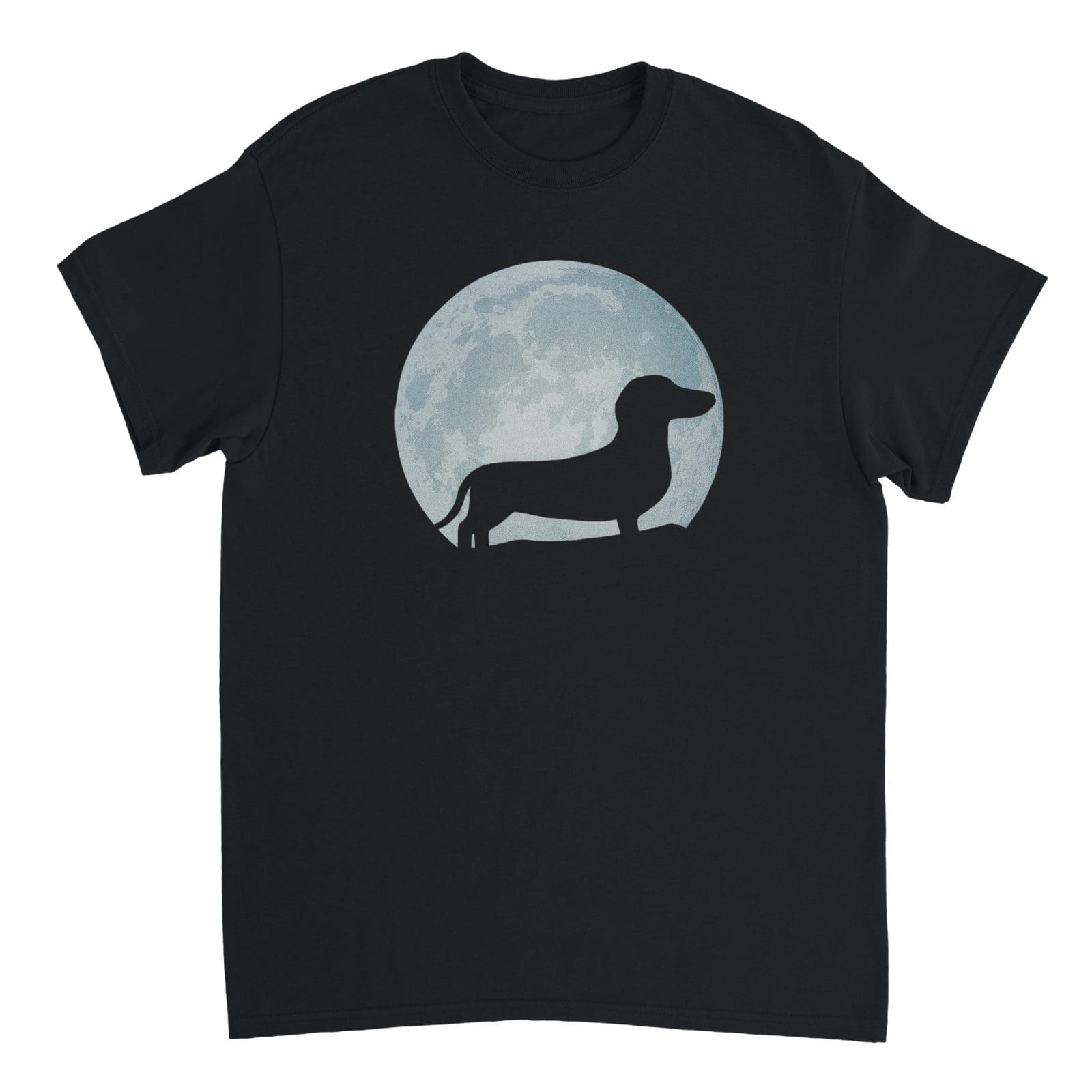Moonlit Dachshund T-Shirt | Dog Lover Tee by Spencer Vibes