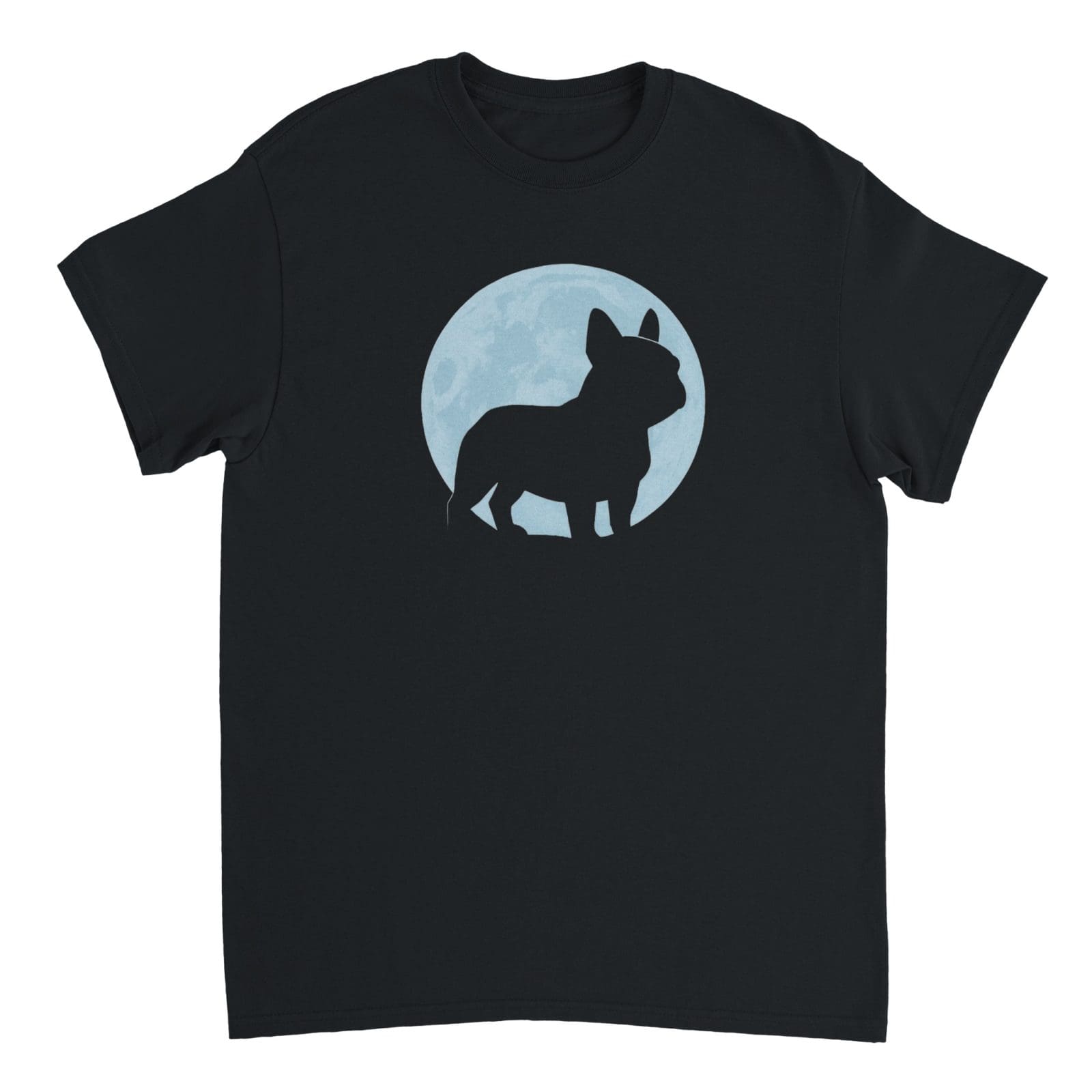 French Bulldog Moon Silhouette T-Shirt ”“ Minimalist Dog Lover Gift
