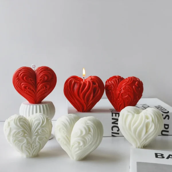 Heart Shaped Candle Mold - Image 3
