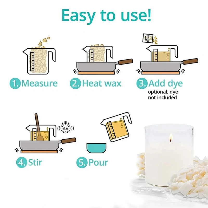 Natural Soy Wax For DIY Handmade Candles - Image 6