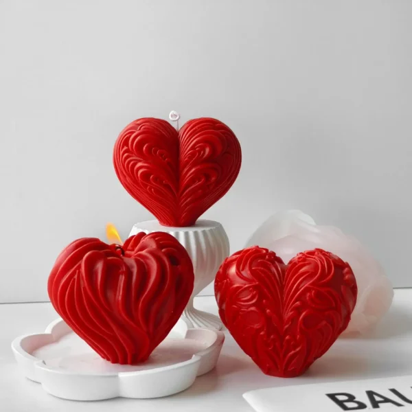 Heart Shaped Candle Mold - Image 2