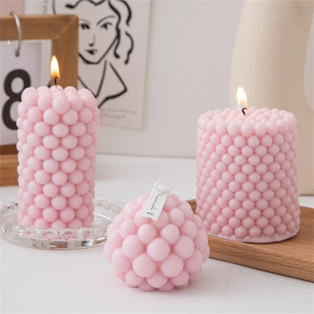Cylindrical Candle Making Silicone Mold - Image 2