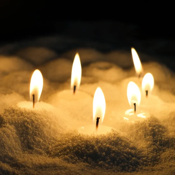 Snowflake Candle Sand 1lb | DIY Candle Making Kit - Image 6
