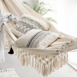 Boho Brazilian Macrame Hammock | Large 2 Person Swing Chair