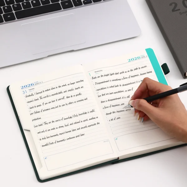 2026 Daily Planner & Calendar Journal – 8 Vibrant Colours - Image 6