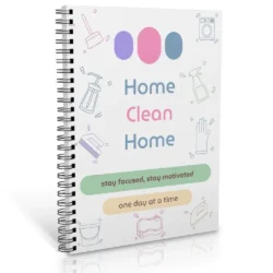 Home Clean Home Book – Weekly Cleaning Planner