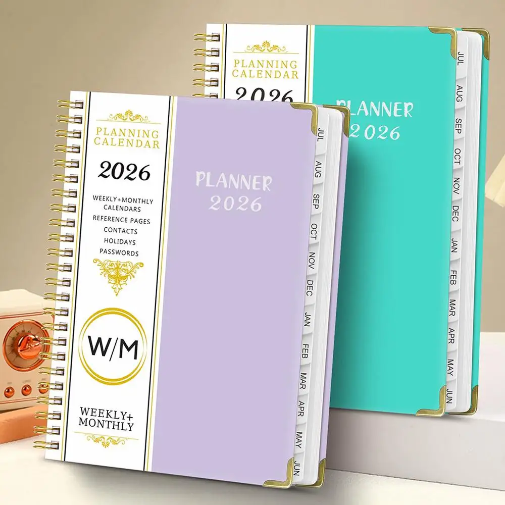 2026 Planner Notebook | A5 Daily Diary with 365 Pages & Tags - Image 5