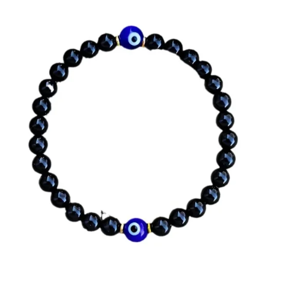 Evil Eye Black Tourmaline Bracelet | Mindful Protection Jewellery - Image 6