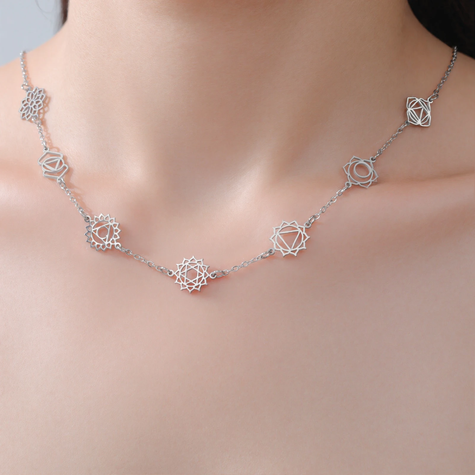 7 Chakra Harmony Necklace | Mindful Jewellery - Image 6