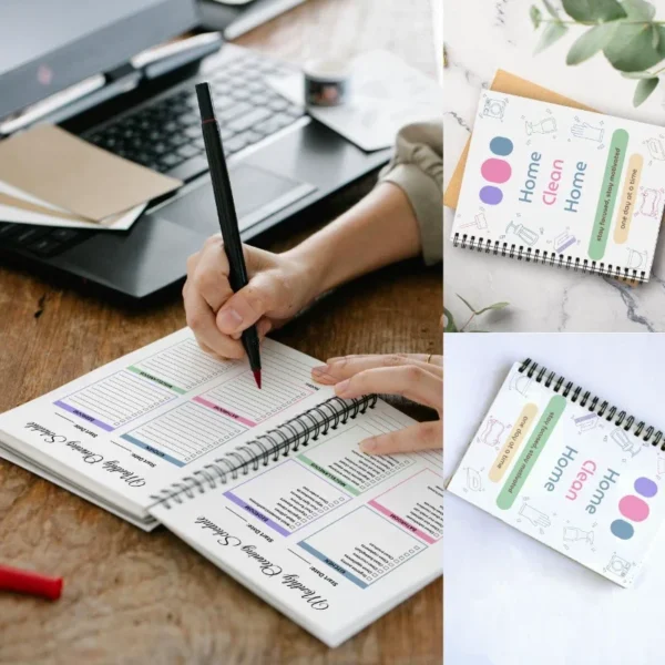 Home Clean Home Book – Weekly Cleaning Planner - Image 3