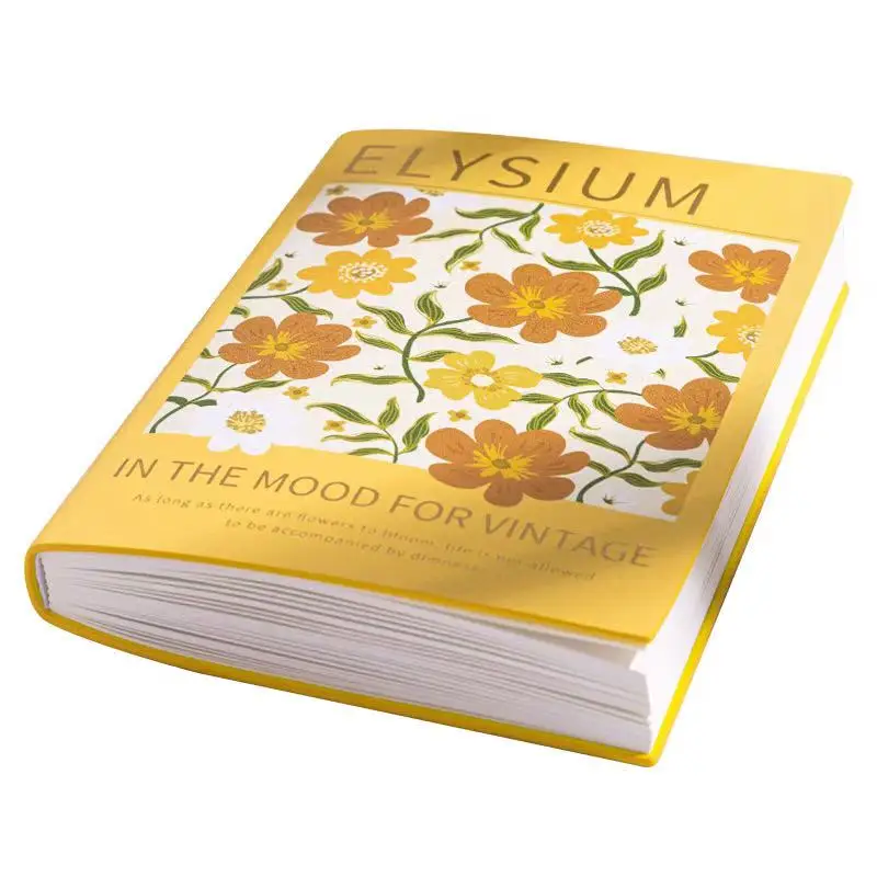 Vintage Floral Design Diary | 260-Page Matte Notebook - Image 6