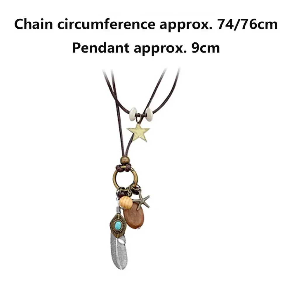 Feather Leaf Pendant Necklace Mindful Jewellery by Spencer Vibes - Image 6