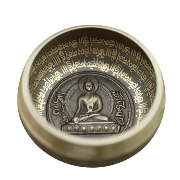 11cm Nepal Singing Bowl | Handmade Brass Meditation Bowl - Image 5