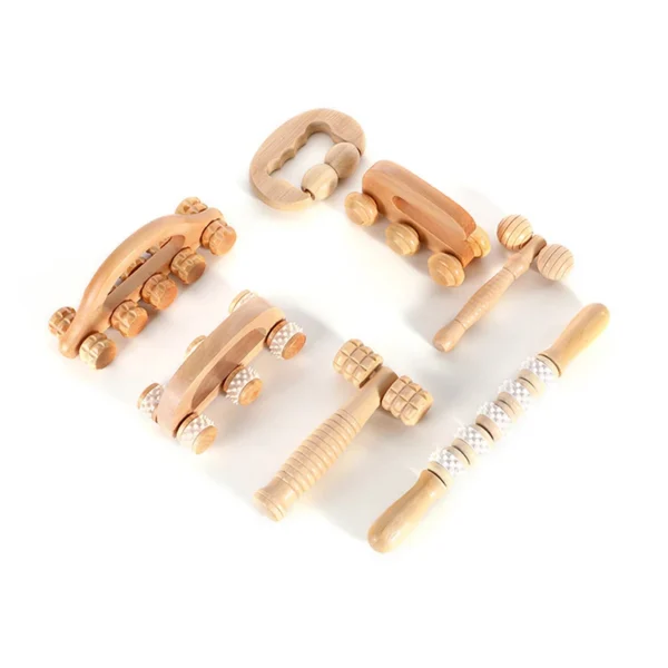 Wooden Massage Roller | Natural Relaxation Tool for Face & Body - Image 6