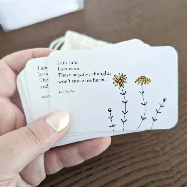 Anxiety Relief Affirmation Cards | Pocket Calm & Mindfulness Pack - Image 6
