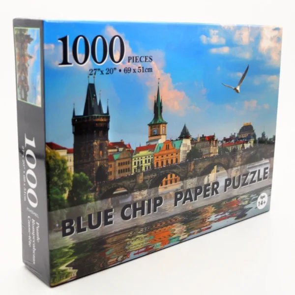 Prague Oil Painting Jigsaw Puzzle | 1000 Piece Adult Puzzle - Image 3