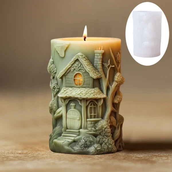 Magic House Candle Mould | 3D Silicone Fairy-Tale Candle Mould - Image 4