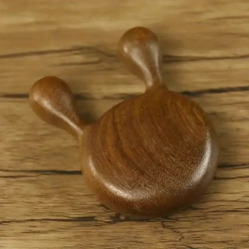 Sandalwood Facial Massager | Natural Wooden Skincare Tool - Image 5