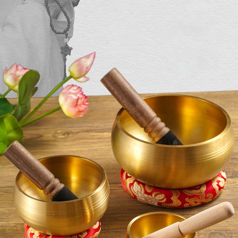 Brass Buddha Sound Bowl | Nepalese Meditation Singing Bowl - Image 2