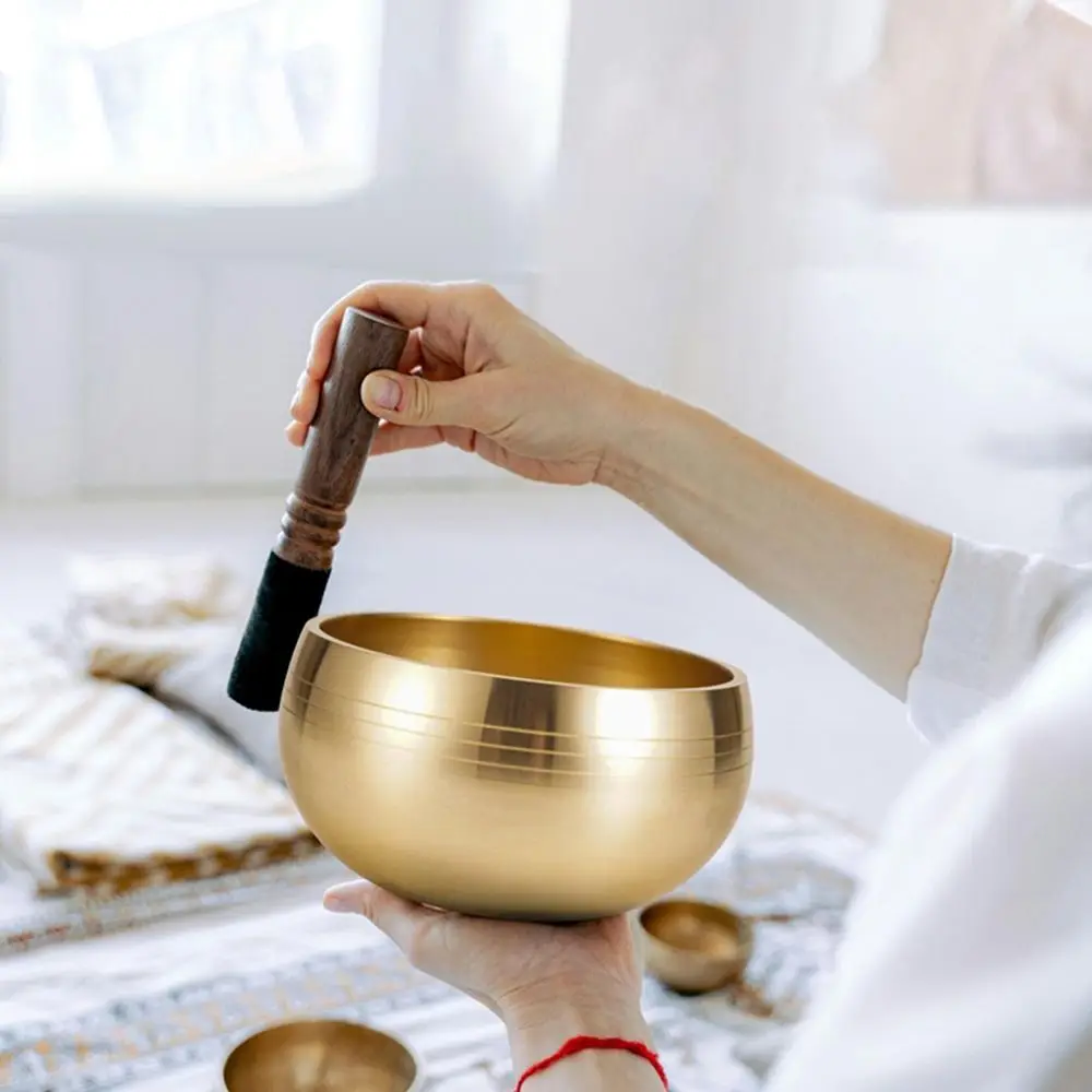 Brass Buddha Sound Bowl | Nepalese Meditation Singing Bowl - Image 5