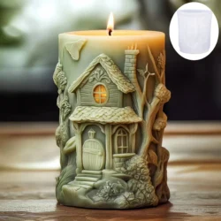 Magic House Candle Mould | 3D Silicone Fairy-Tale Candle Mould