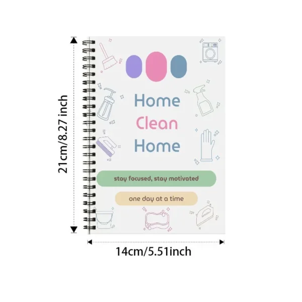 Home Clean Home Book – Weekly Cleaning Planner - Image 5
