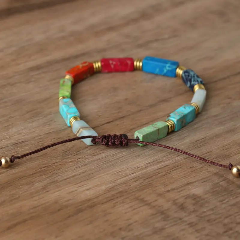 Turquoise Beaded Bracelet | Colourful Beaded Bracelet - Image 2