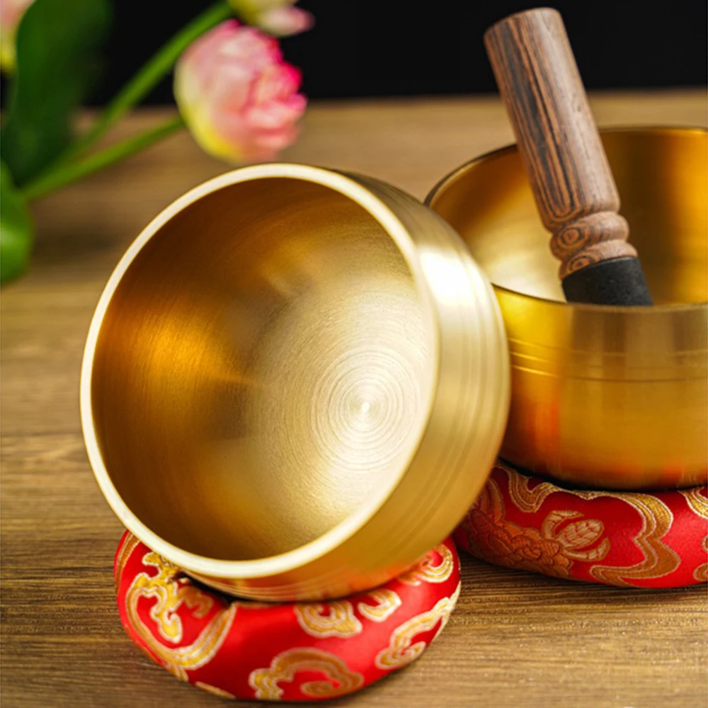 Brass Buddha Sound Bowl | Nepalese Meditation Singing Bowl