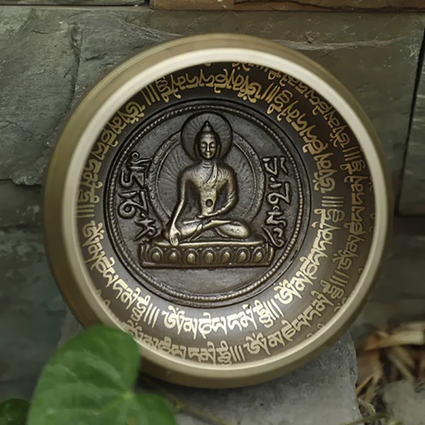 11cm Nepal Singing Bowl | Handmade Brass Meditation Bowl - Image 2