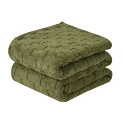 Fleece Sofa Throw Blanket | Soft Cosy Bed & Couch Throw