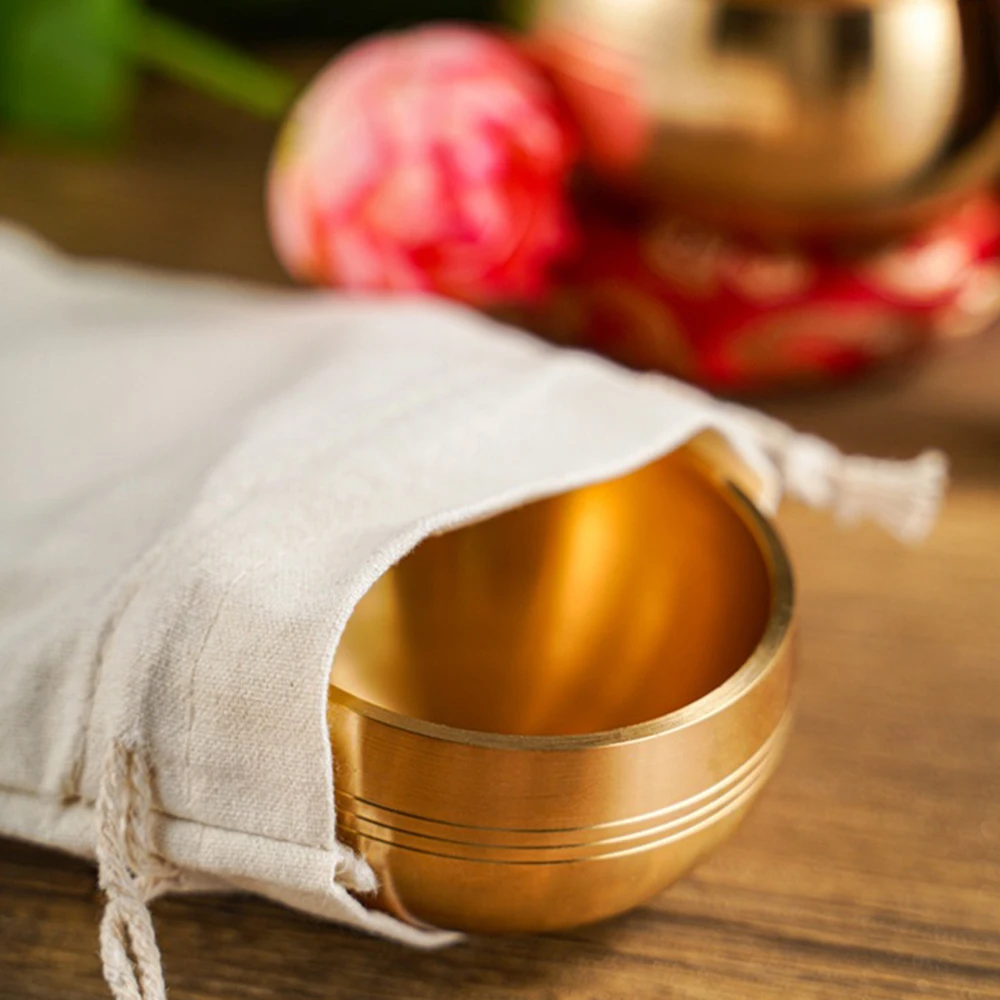 Brass Buddha Sound Bowl | Nepalese Meditation Singing Bowl - Image 4