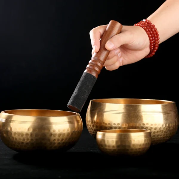 Nepal Handmade Buddha Sound Bowl | Tibetan Singing Bowl - Image 3